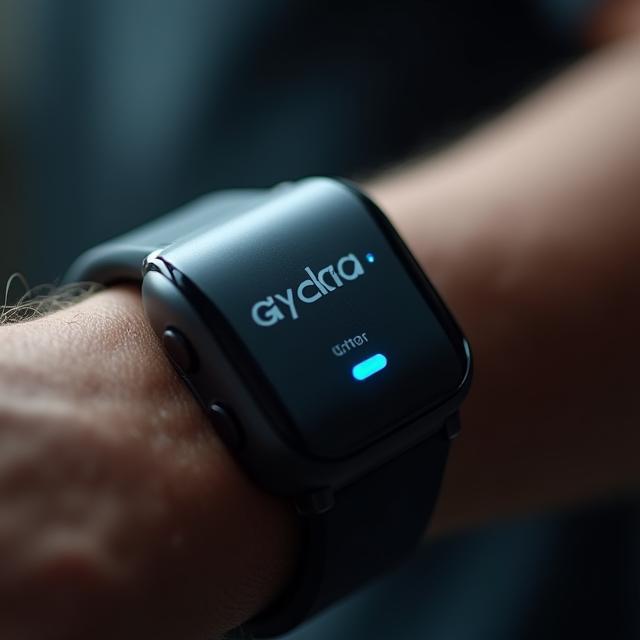 Close-up of ActiveEdge wearable tracker